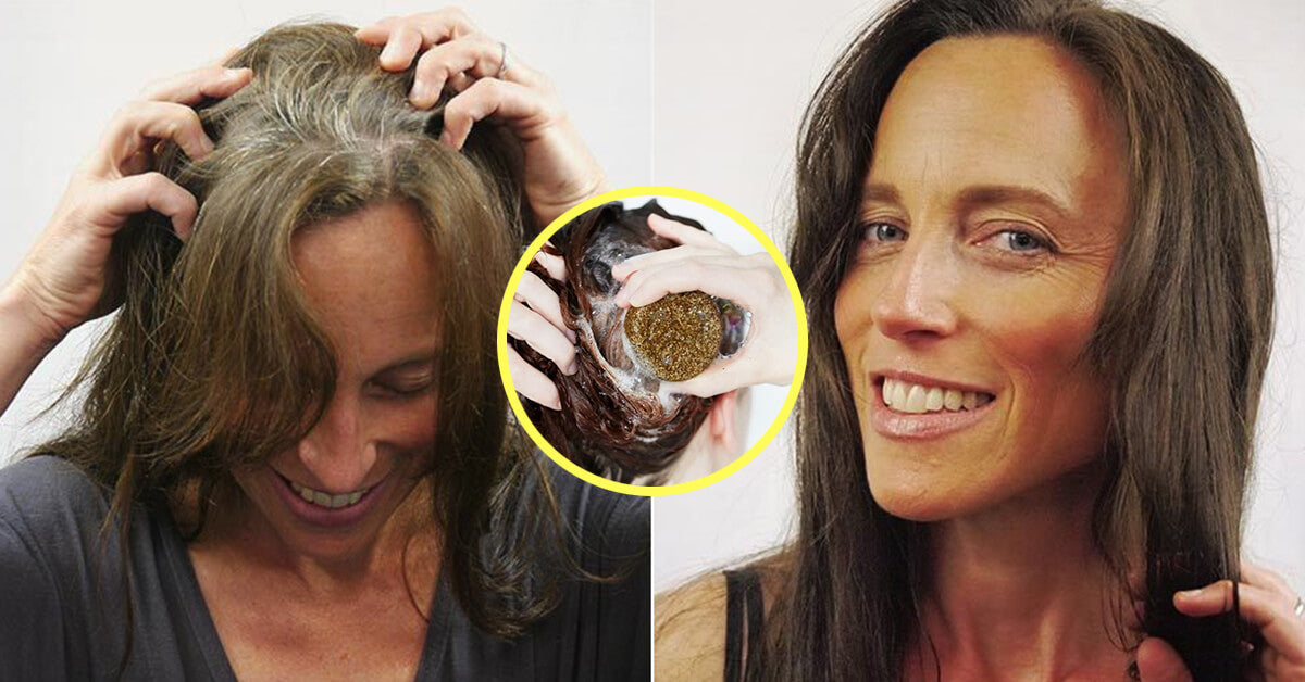 Gray Hair Darkening Shampoo Bar
